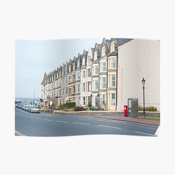 "Seafront houses in Morecambe" Poster by photoeverywhere Redbubble