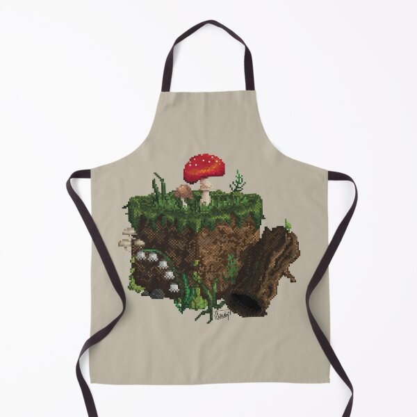 Item preview, Pixel Dirt Block Mushroom Graphic designed and sold by Chillcrafting.