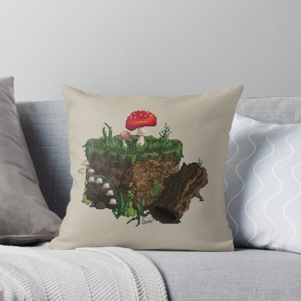 Item preview, Pixel Dirt Block Mushroom Graphic designed and sold by Chillcrafting.
