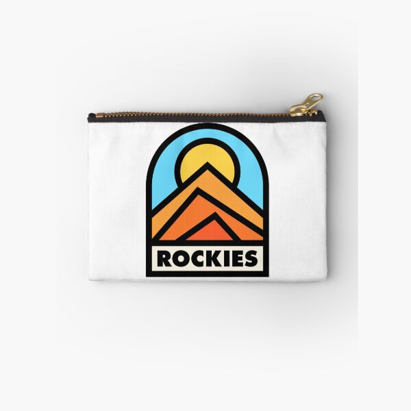 Item preview, Rockies Retro Badge Black Lines designed and sold by modeoftravel.