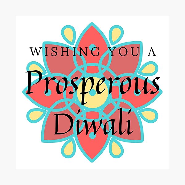 Item preview, Prosperous Diwali designed and sold by Mywaymylife.