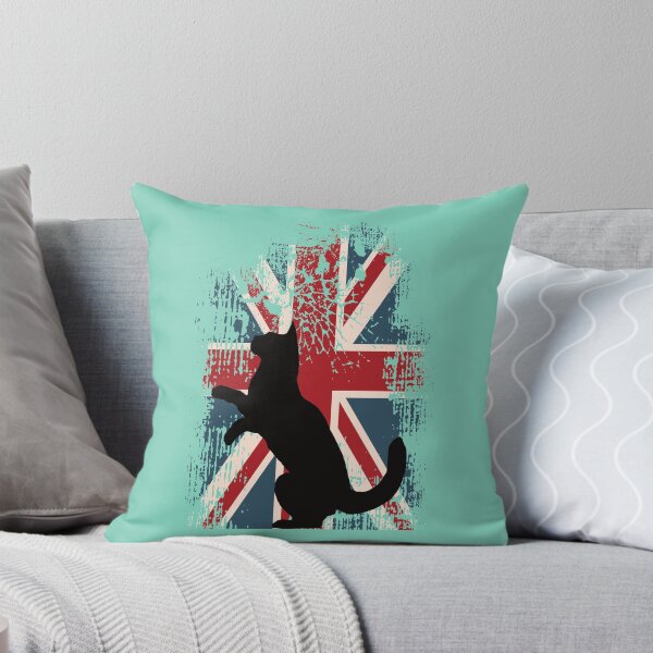 Item preview, British UK Flag Cat product Patriotic England Union Jack design designed and sold by doodabobs.