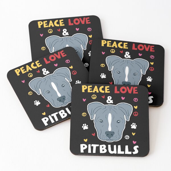 Item preview, Peace Love Pitbull’s | Pitbull Owners and Pitbull Advocates  designed and sold by Dancing Dolphin Crafts.
