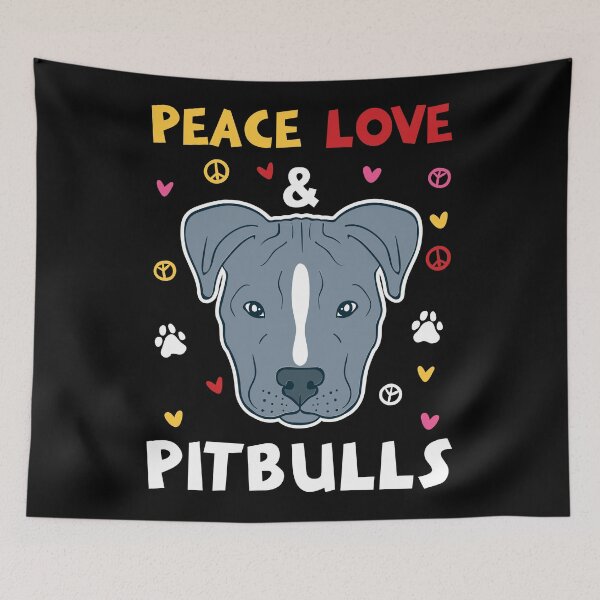 Item preview, Peace Love Pitbull’s | Pitbull Owners and Pitbull Advocates  designed and sold by Dancing Dolphin Crafts.