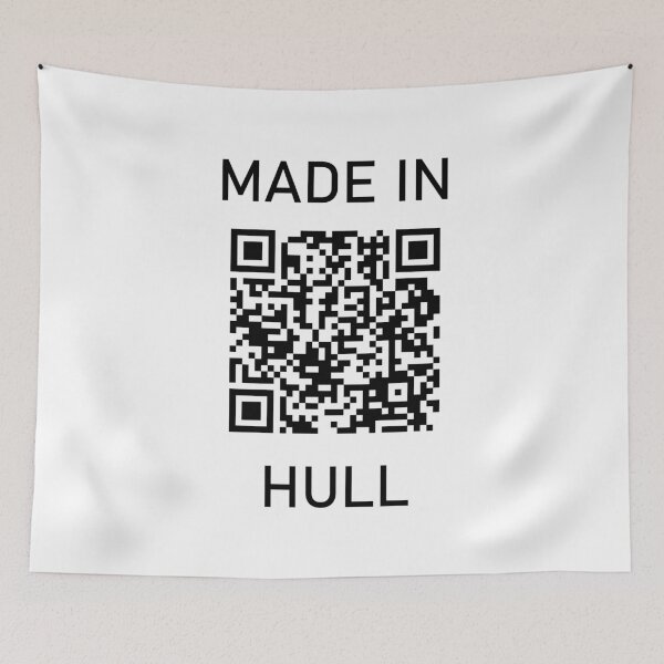 Item preview, Made in Hull QR Code designed and sold by MimsTees.
