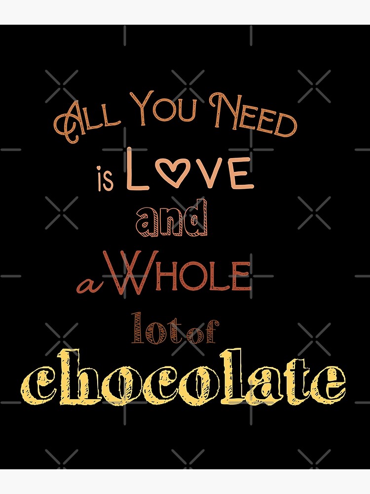 With love and chocolate' Carte de Voeux
