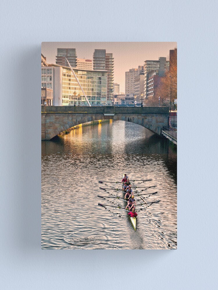 Alternate view of Rowing on the Irwell Canvas Print