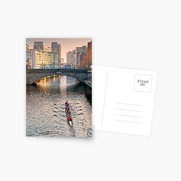 Rowing on the Irwell Postcard