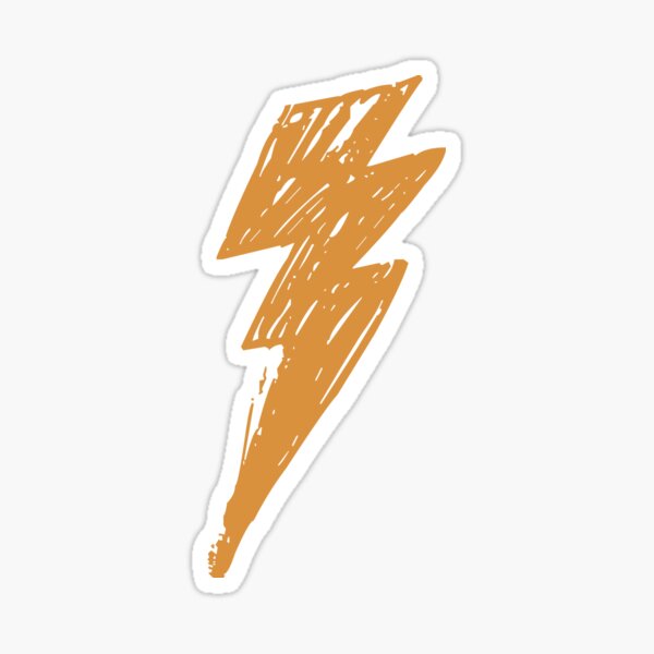 Lightning bolt Sticker