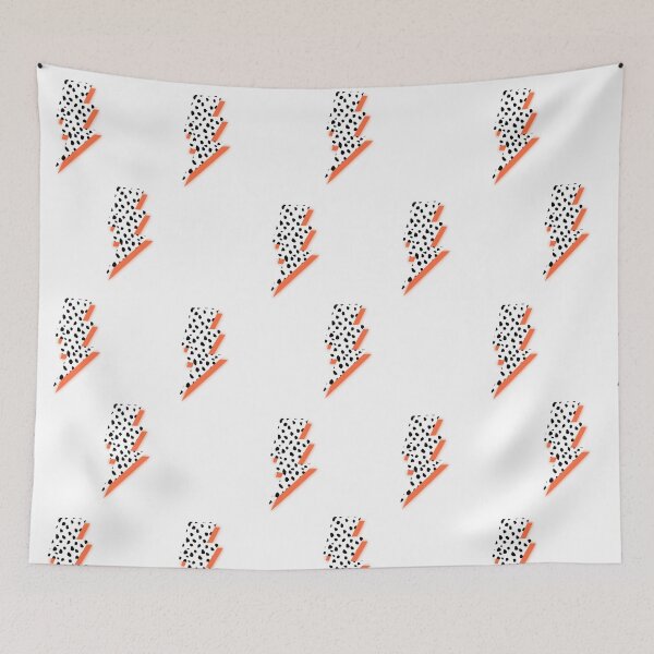 Item preview, orange lightning bolts designed and sold by Jaclyn's Stickers & Designs.