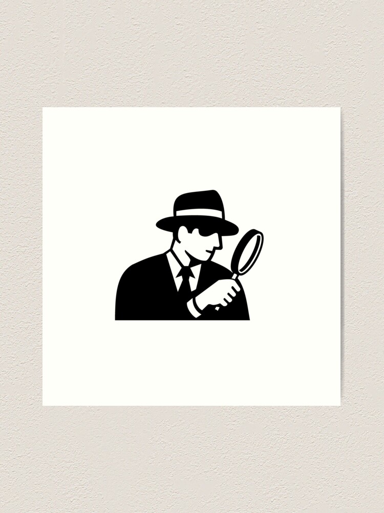 Digital illustration of magnifying glass For sale as Framed Prints, Photos,  Wall Art and Photo Gifts