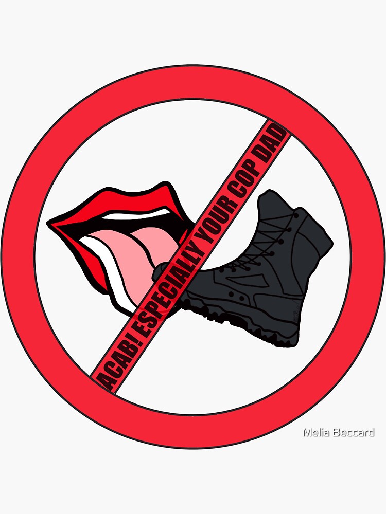 "AntiBootlicker Sticker" Sticker by Mbeccard Redbubble