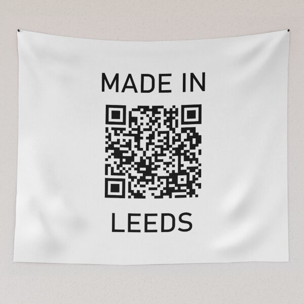 Item preview, Made in Leeds QR Code designed and sold by MimsTees.