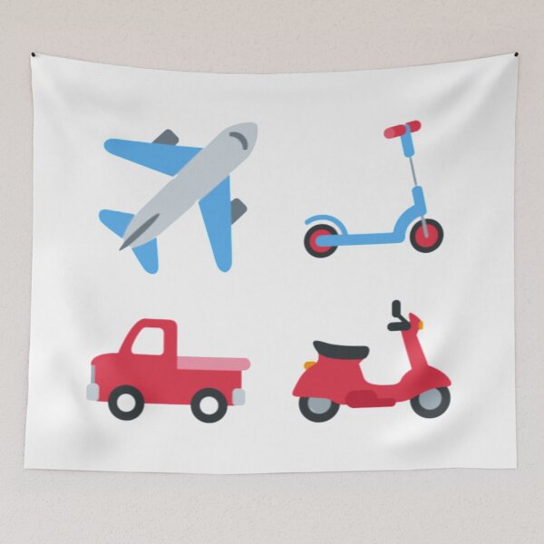 Item preview, Sticker pack car airplane and others designed and sold by PaperDreamPod.