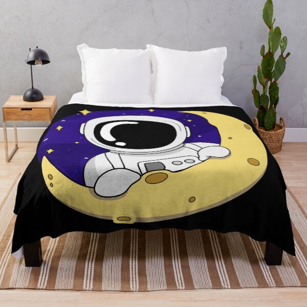 Item preview, astronaut peaking behind the moon designed and sold by bone apart.
