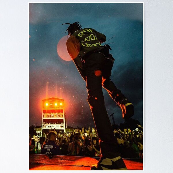 Travis Scott Astroworld UnFramed Poster For Home Aesthetic Wall