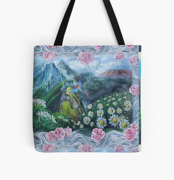 Tierra 2 Bolsa estampada de tela