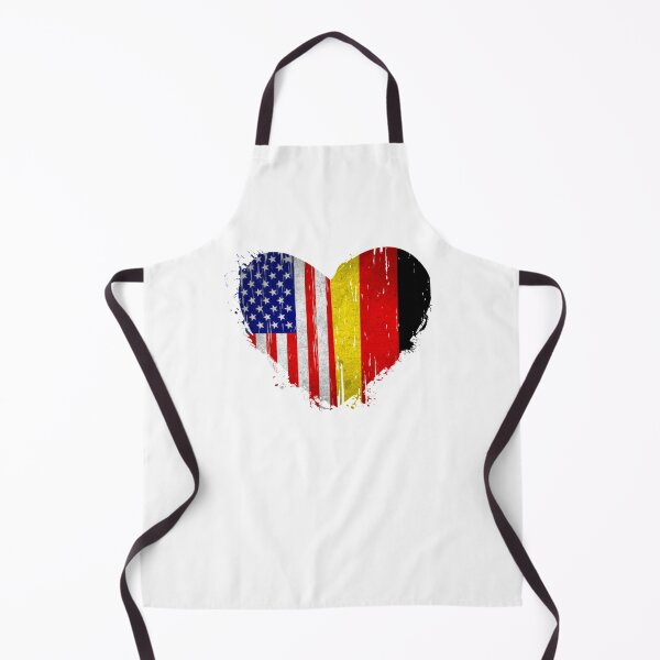 Item preview, USA Germany Heart - Dual Citizenship Vintage Retro Design designed and sold by Hodbi.
