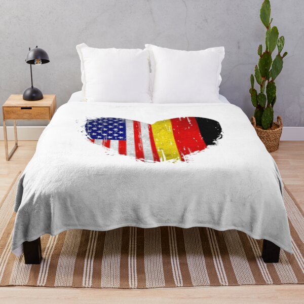 Item preview, USA Germany Heart - Dual Citizenship Vintage Retro Design  designed and sold by Hodbi.