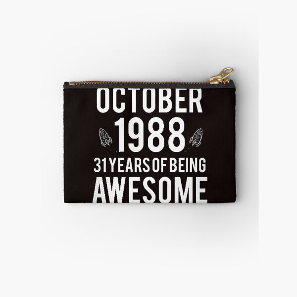 Item preview, October 1988 31 Years Old Birthday designed and sold by Muamershop.