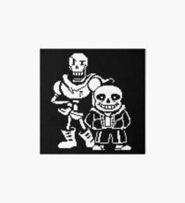 Sans and Papyrus from Undertale Art Board