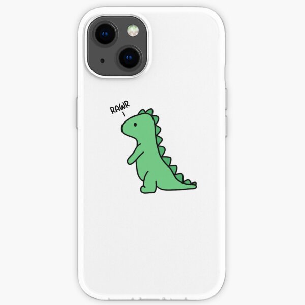 Rawr Dinosaur Small iPhone Soft Case