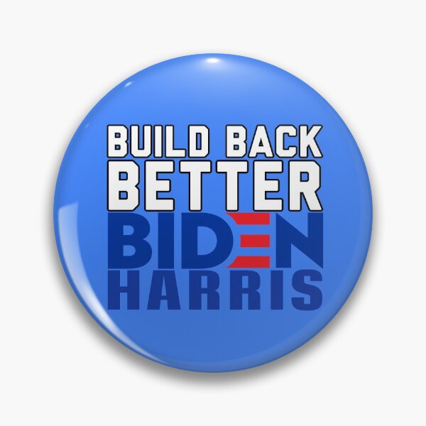 Item preview, Build back better Biden harris designed and sold by Feline Rockstars.