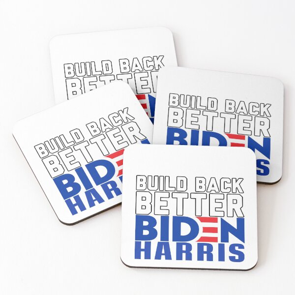 Item preview, Build back better Biden harris designed and sold by Feline Rockstars.
