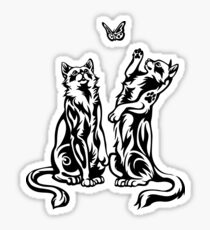 Playful Cats Sticker