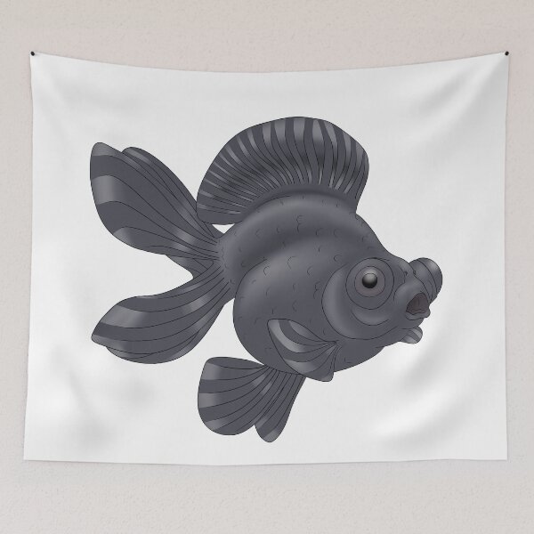 Item preview, Hongry Black Moor Telescope Goldfish! designed and sold by GregDorney.
