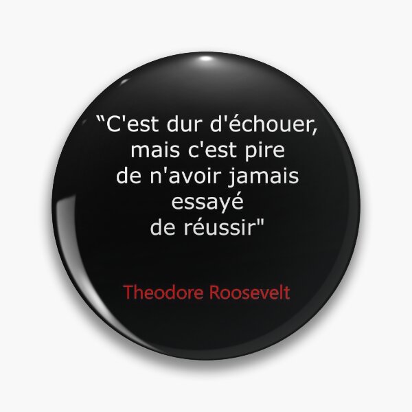 Item preview, C'est dur d'échouer, mais c'est pire de n'avoir jamais essayé de réussir designed and sold by 3coma14.