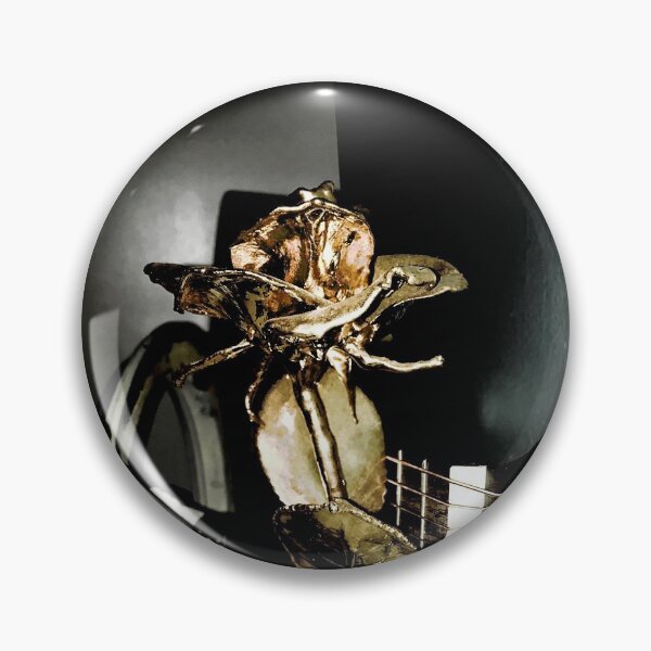Item preview, Golden Rose in a Vase designed and sold by ChickenDino Art.