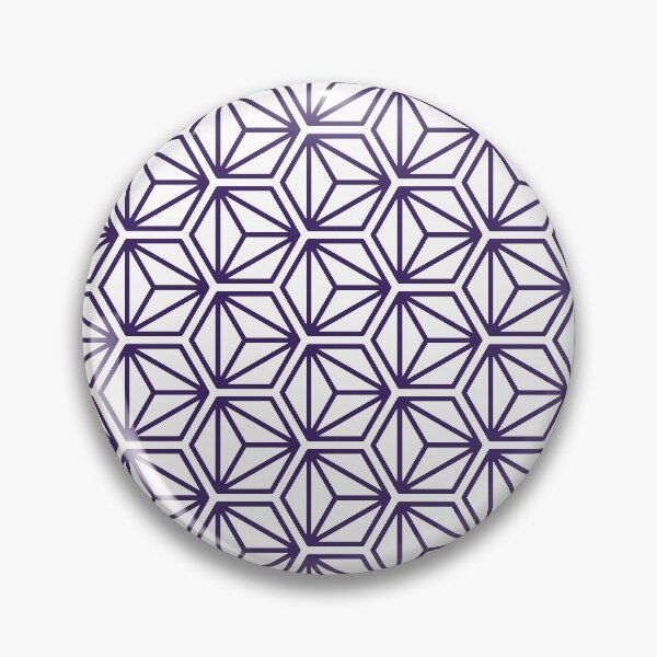 Item preview, Triangle Hexagon Cube Pattern – Purple designed and sold by RoguePatterns.