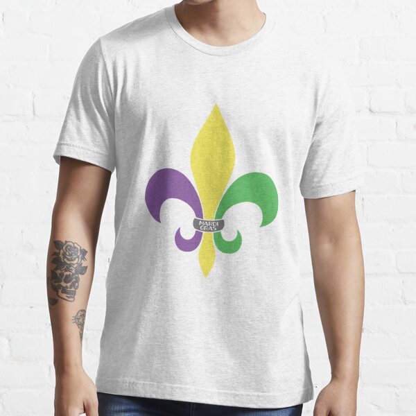 Mardi Gras Fleur De Lis Essential T-Shirt