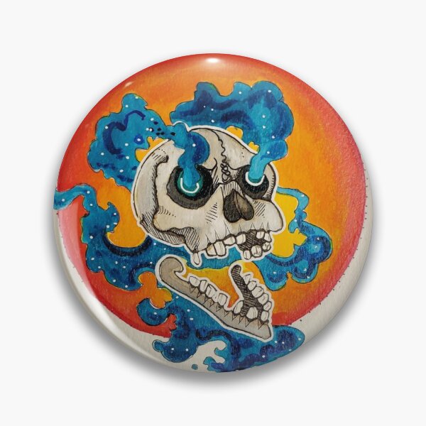 Item preview, Blue Smokey Skull designed and sold by elosolarii.