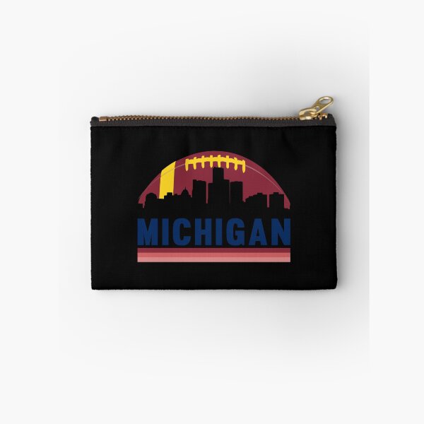 Item preview, Vintage Retro Michigan Football Skyline designed and sold by ArtistThara.
