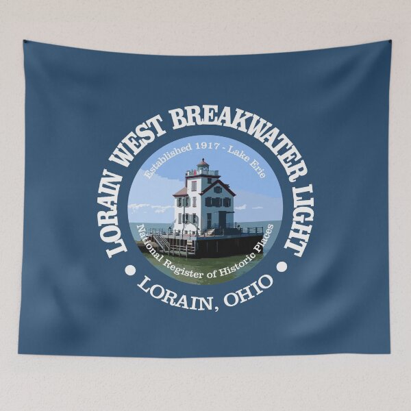 Item preview, Lorain West Breakwater Light designed and sold by curranmorgan.