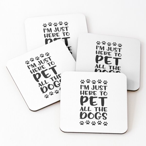 Item preview, I'm just Here to Pet all the Dogs designed and sold by creativecurly.