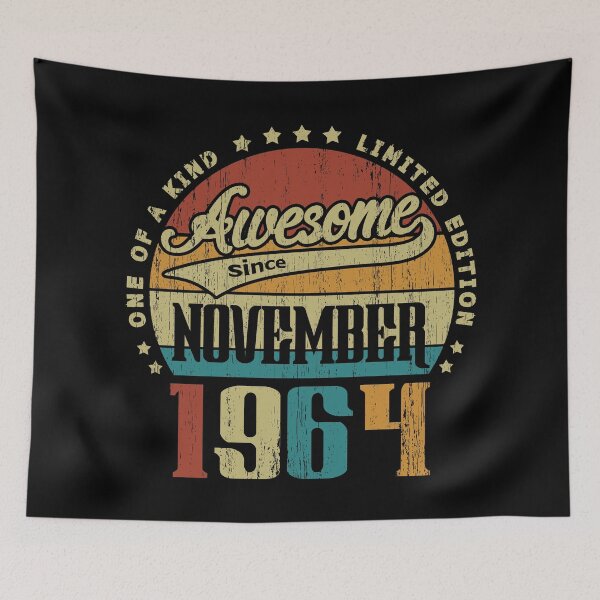 Item preview, Vintage November 1964 One Of A Kind Awesome Since November 1964 56th Birthday Gift 56 Years Old designed and sold by Takatv.