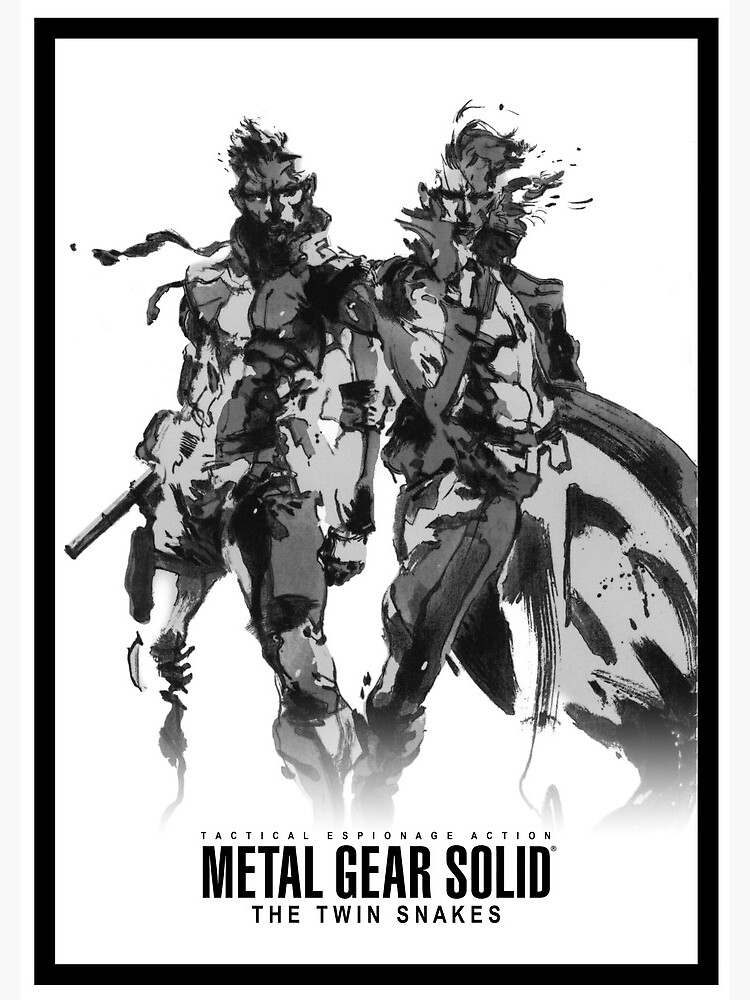 イ*ー様 L GEAR SOLID ザ・ツインスネークス　販促ポスター Metal Gear Solid: The Twin Snakes Poster