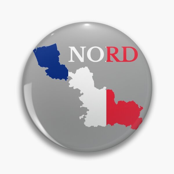 Artikelvorschau, Nord Map, Frankreich, französische Abteilung entworfen und verkauft von marosharaf.