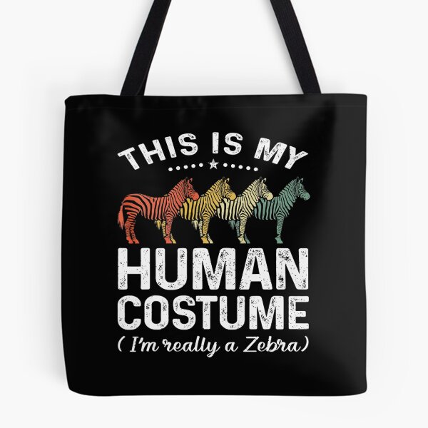 Item preview, This Is My Human Costume Zebra Halloween designed and sold by Alex Cuttell.