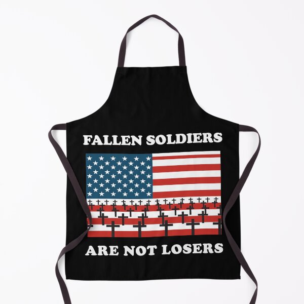 Item preview, FALLEN SOLDIERS ARE NOT LOSERS designed and sold by Cool-Cat-POD.
