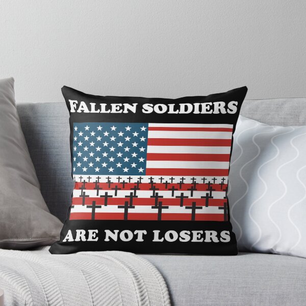 Item preview, FALLEN SOLDIERS ARE NOT LOSERS designed and sold by Cool-Cat-POD.