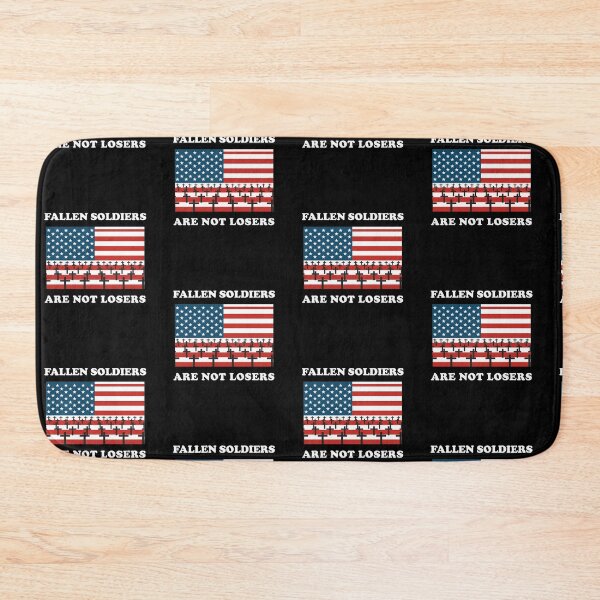 Item preview, FALLEN SOLDIERS ARE NOT LOSERS designed and sold by Cool-Cat-POD.