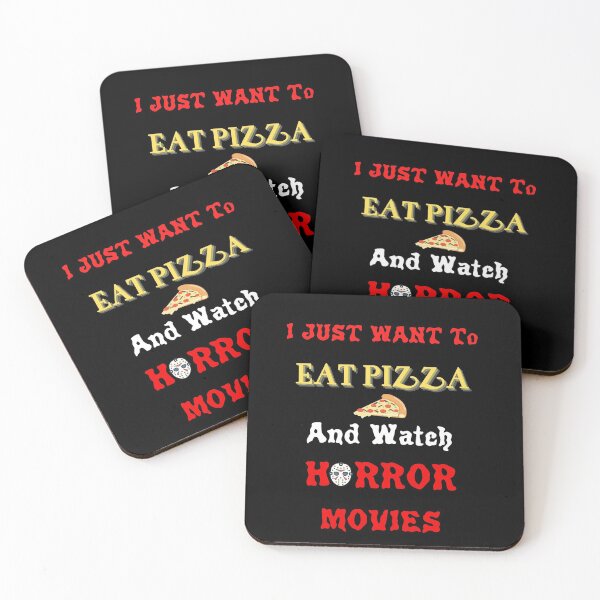 Item preview, I Just Want To Eat Pizza And Watch Horror Movies designed and sold by DivineLiveShop.