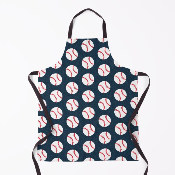 Item preview, baseball - baseballs on dark blue designed and sold by littlearrow.