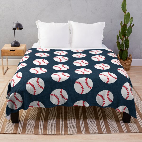 Item preview, baseball - baseballs on dark blue designed and sold by littlearrow.