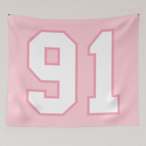 Item preview, Pinky 91 Number ninety-one Girls Jersey designed and sold by elhefe.