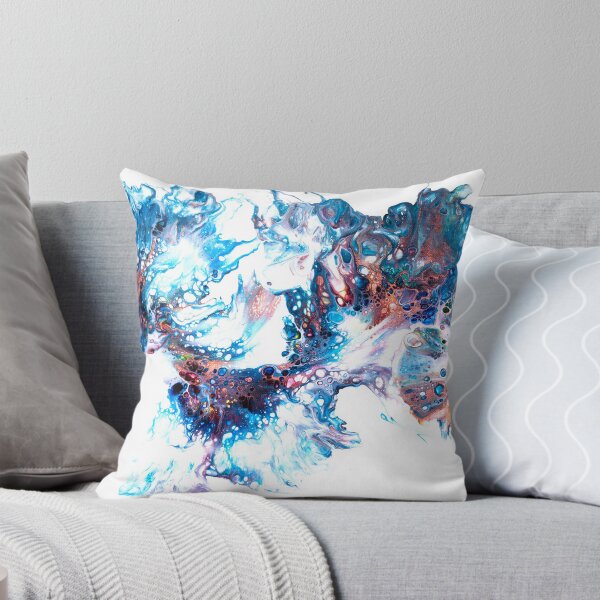 Item preview, Fluid Art in blue and copper designed and sold by LorisArtRoom.